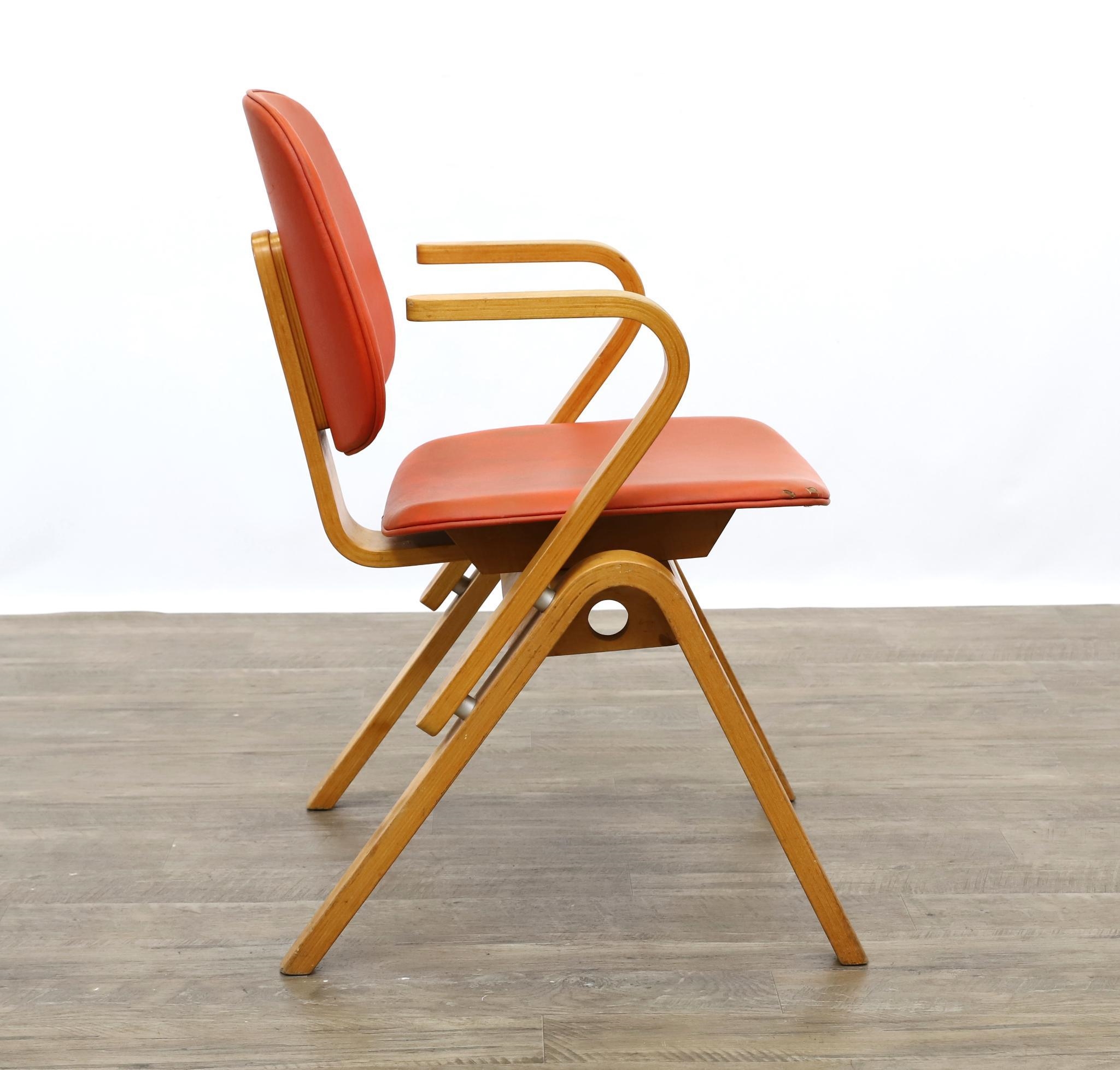 Joe Atkinson | Bent maple plywood frame with splayed legs and free ...
