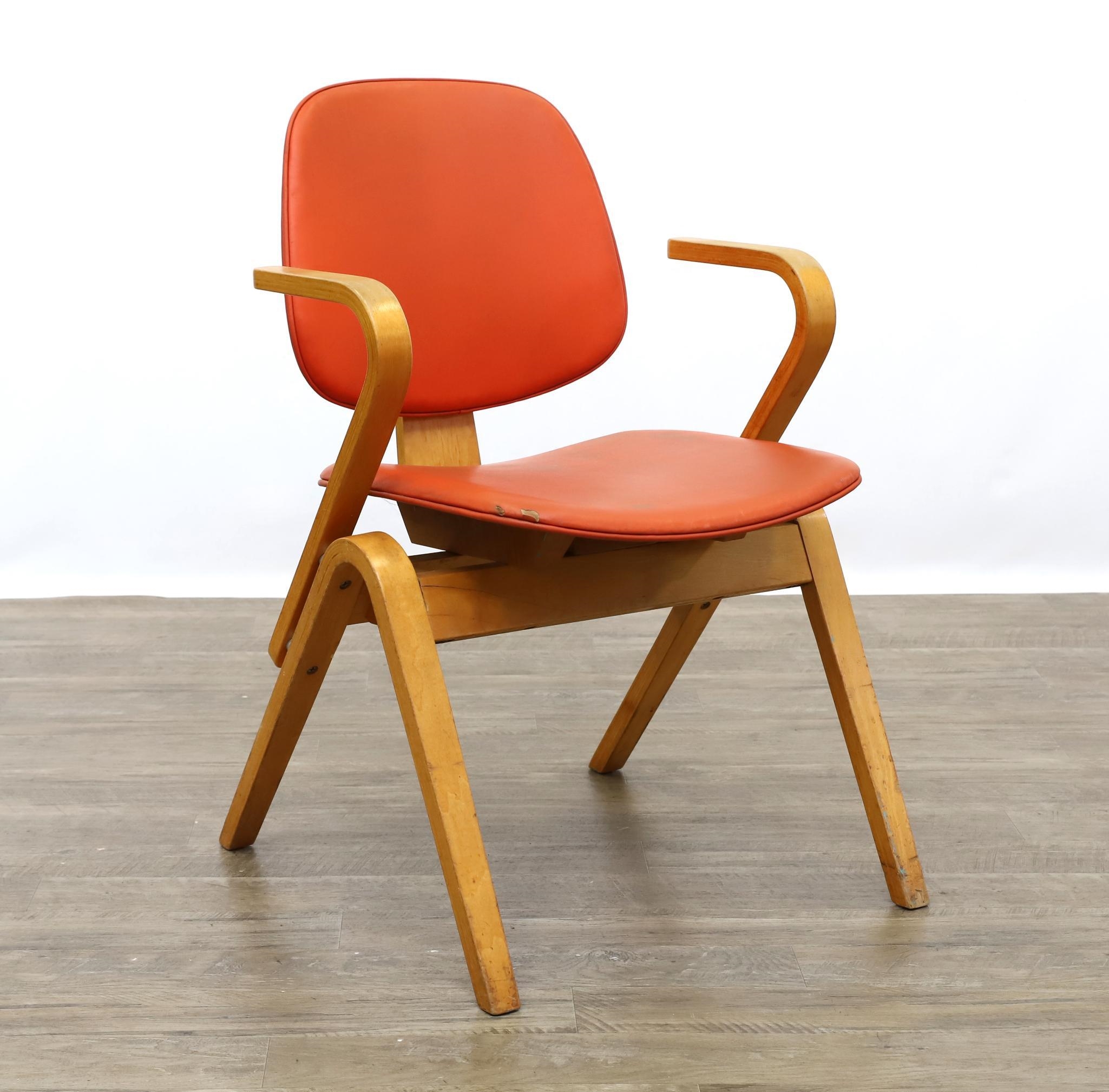 Joe Atkinson | Bent maple plywood frame with splayed legs and free ...