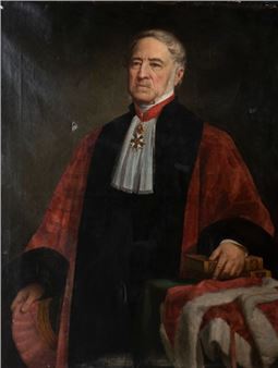 Portrait of a magistrate wearing the insignia of Commander of the Legion of Honor. - Jean Pierre Monceret