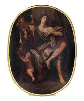 S.Giovanni mentre estatico scrive l'Apocalisse - Vincenzo Meucci