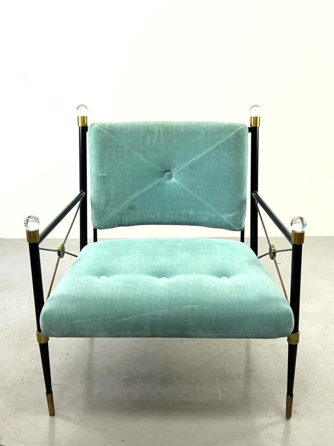 Jonathan Adler | JONATHAN ADLER Regency style Lounge Chair. Rider Model ...