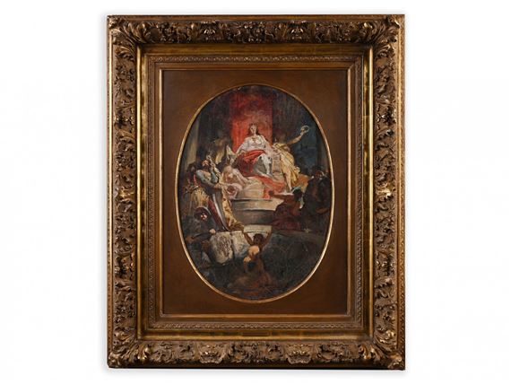 ALLEGORICAL MOTIF by Adolf Liebscher, Late 19th/early 20th century