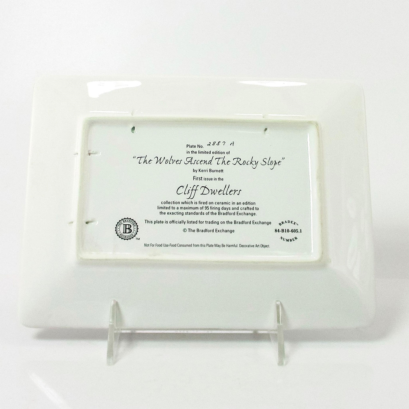 Kerri 4pc The Bradford Exchange Decorative Plates, Cliff Dwellers MutualArt