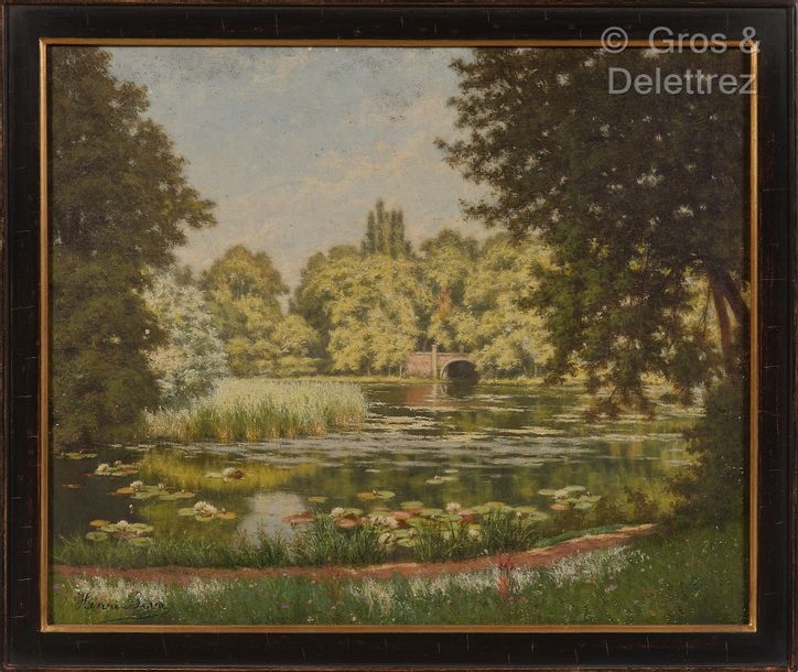 Henri Biva, Lumière d'été sur l'étang