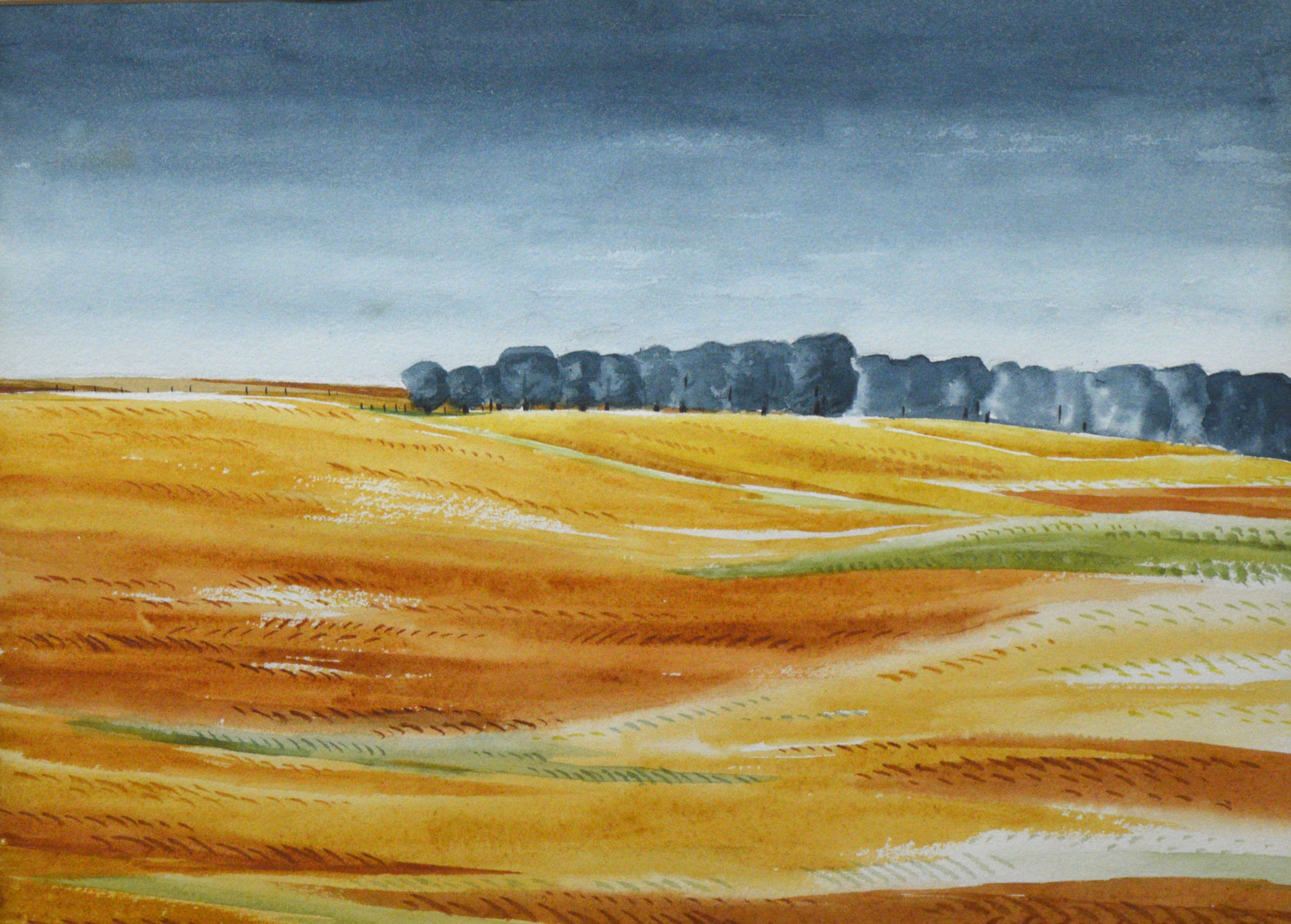 Carl Schaefer | The Fields near Strasburg Version II Waterloo County ...