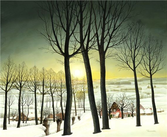 Winter in the Flemish Ardennes by Armand Tavernier