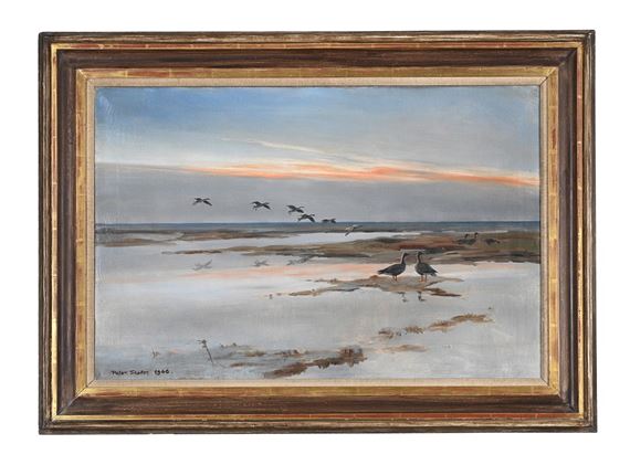 Peter Markham Scott | BEAN GEESE ON THE SALTINGS (1940) | MutualArt