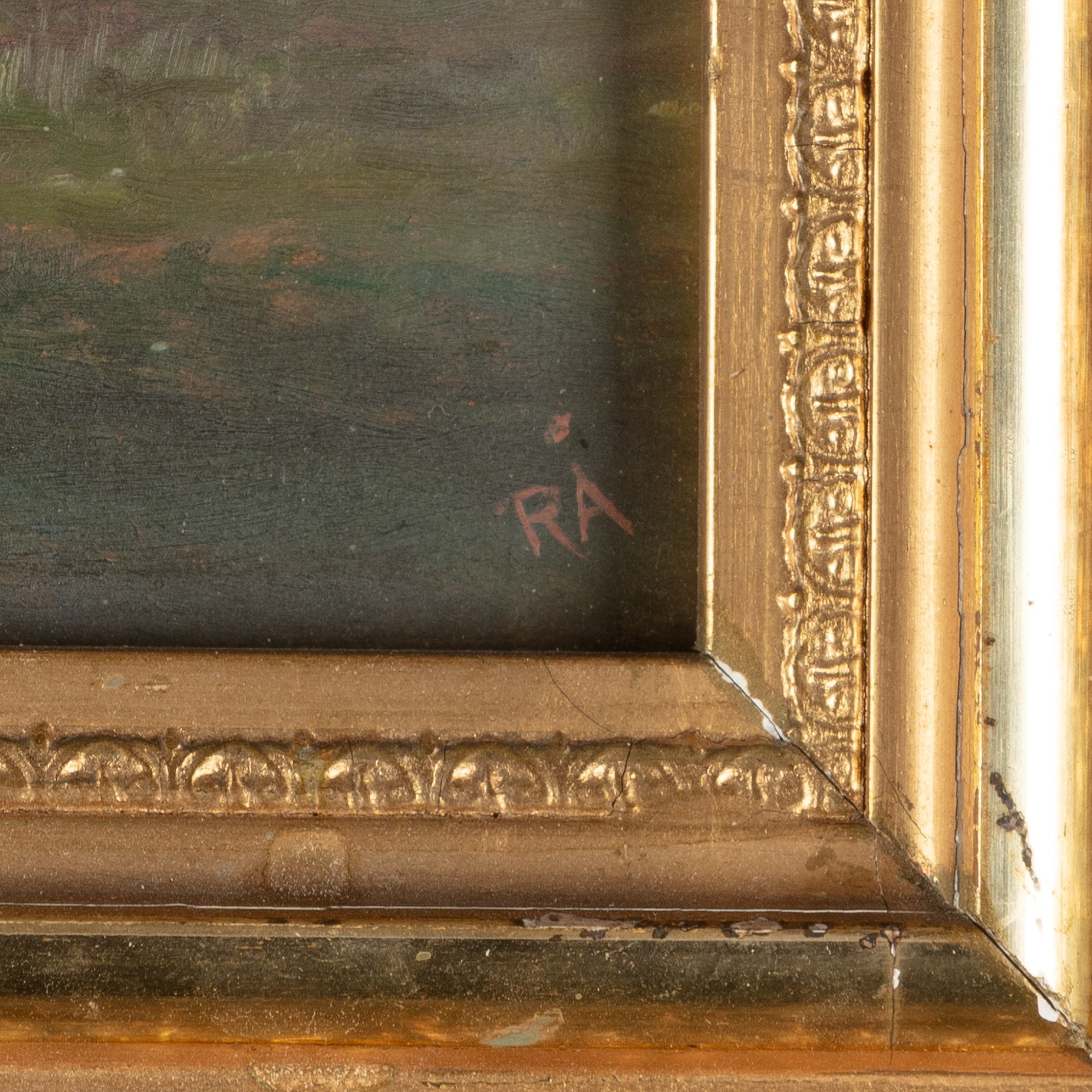 Artwork by Rudolf Åkerblom, Landscape, Made of oil