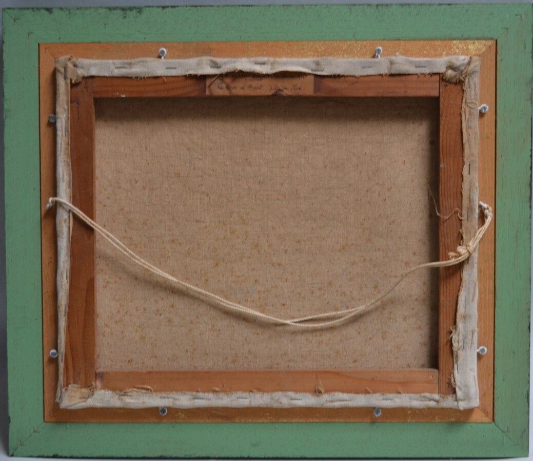 Artwork by Ulysse Gorrin, La rade de Brest, près du Fret, Made of oil on canvas