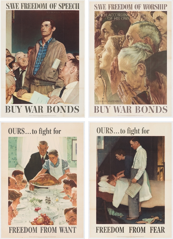 Norman Rockwell | The Four Freedoms | MutualArt