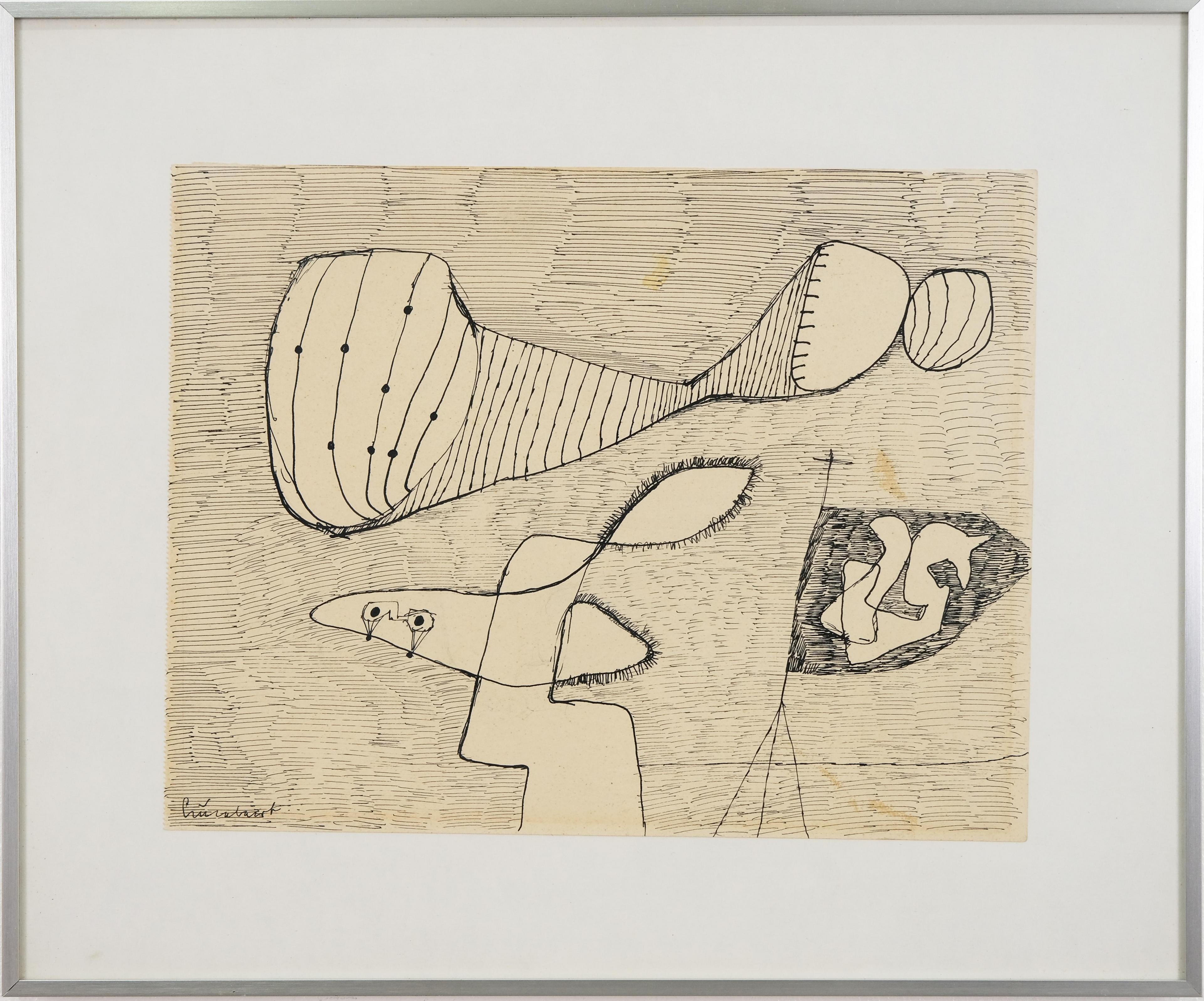 Lucebert | Untitled (Circa 1951) | MutualArt
