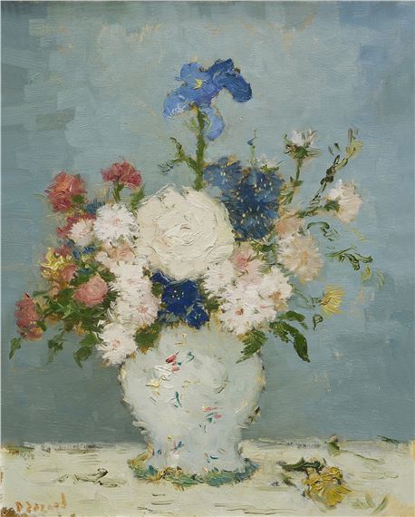 Dietz Edzard | Floral Still Life with White Vase | MutualArt