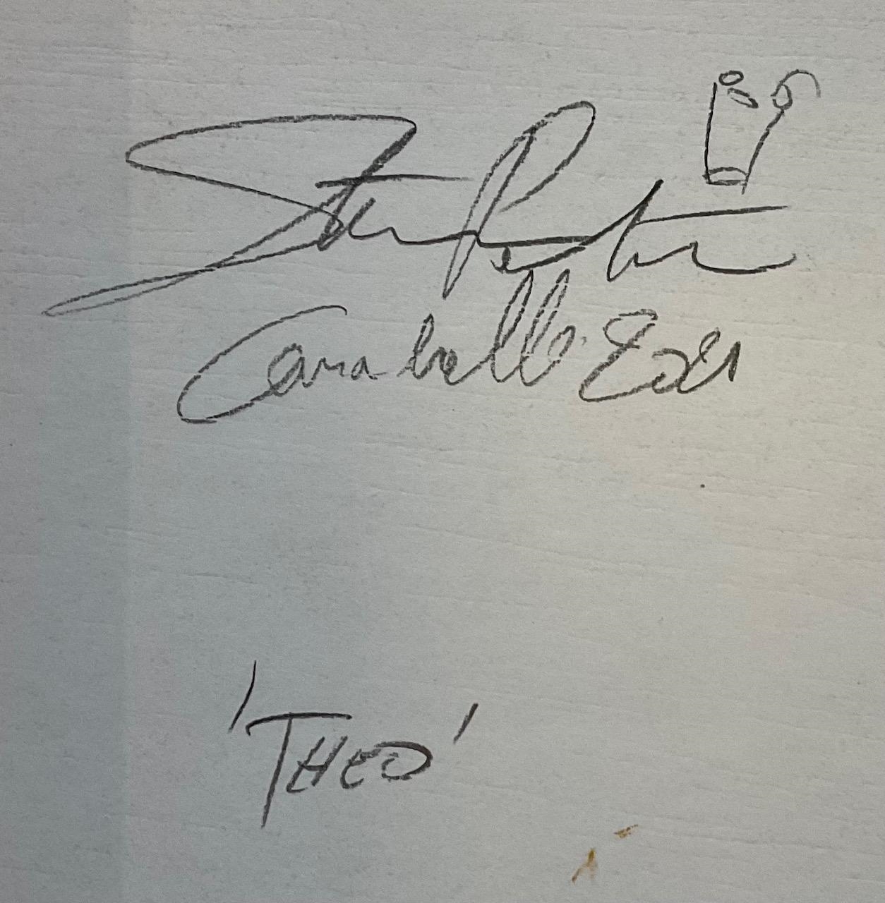 Artwork by Steven Peters Caraballo, Theo 4, 2021, 40 x 30 cm, olieverf op paneel (in baklijst)