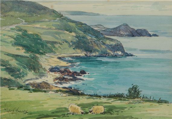 TORR HEAD, ANTRIM COAST by Theodore James Gracey