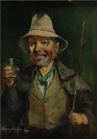 AFTER A DAYS FISHING by Henry Pitcher
