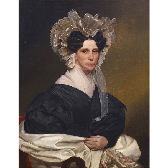 Chester Harding | Portrait of Sarah Minns Tileston | MutualArt
