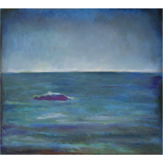 "Tropic of Capricorn II (Blue Sea) by Frederick Wight, 1985