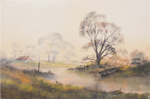 Digby Page | River landscape | MutualArt