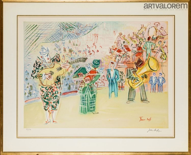 Jean Dufy The parade of the clown musicians, MutualArt