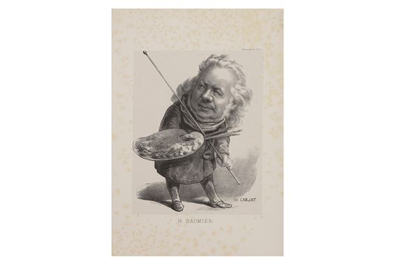 Portrait of Honoré Daumier by Etienne Carjat
