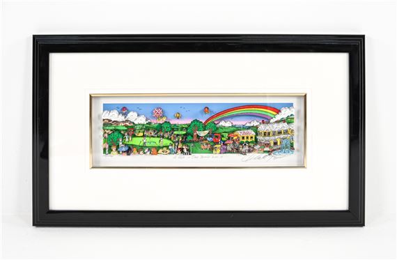 Charles Fazzino | A Hole in One Behind Bush 13 | MutualArt