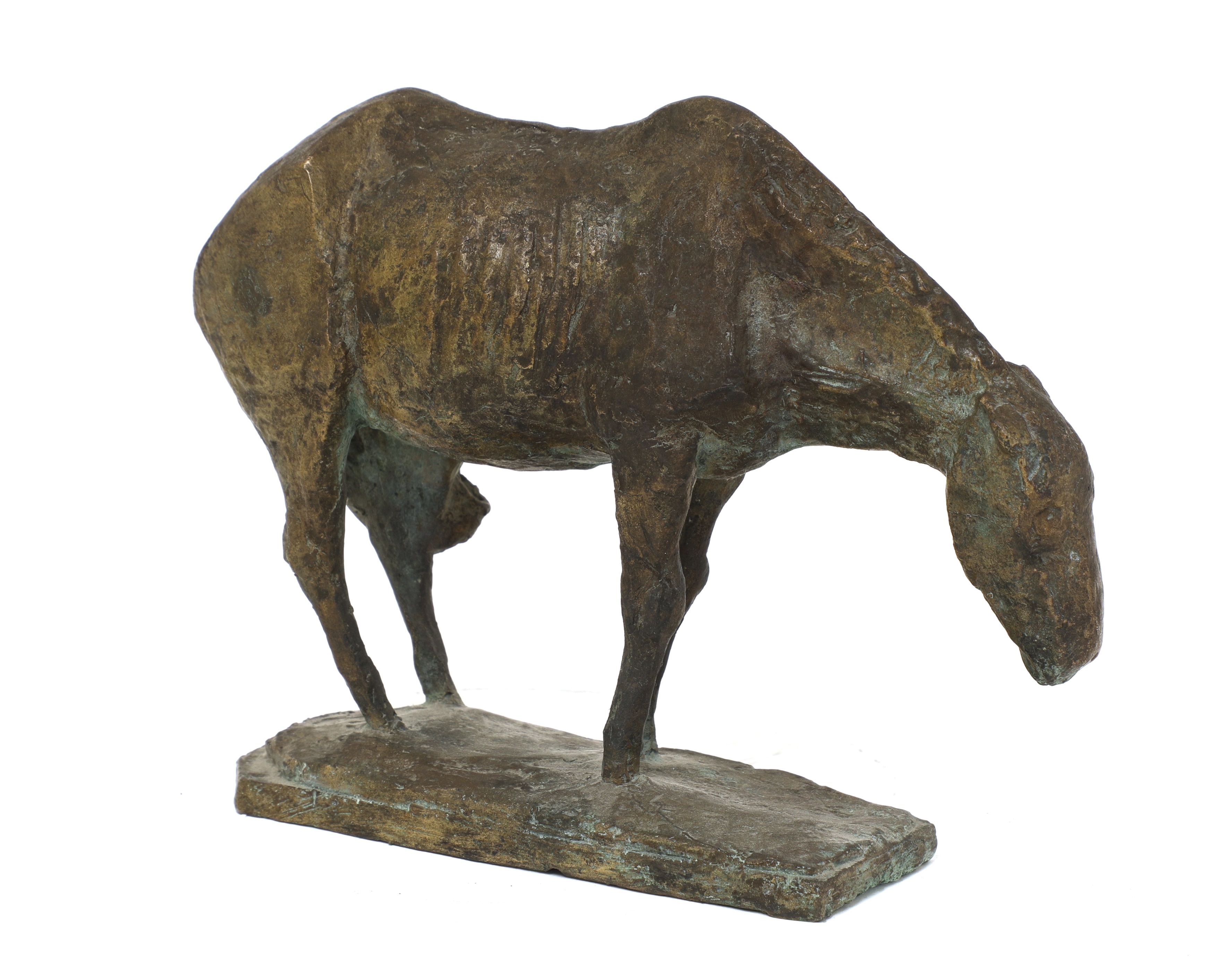 Jo Jastram | Darber Pferd im Wind 1962 bronze (1962) MutualArt