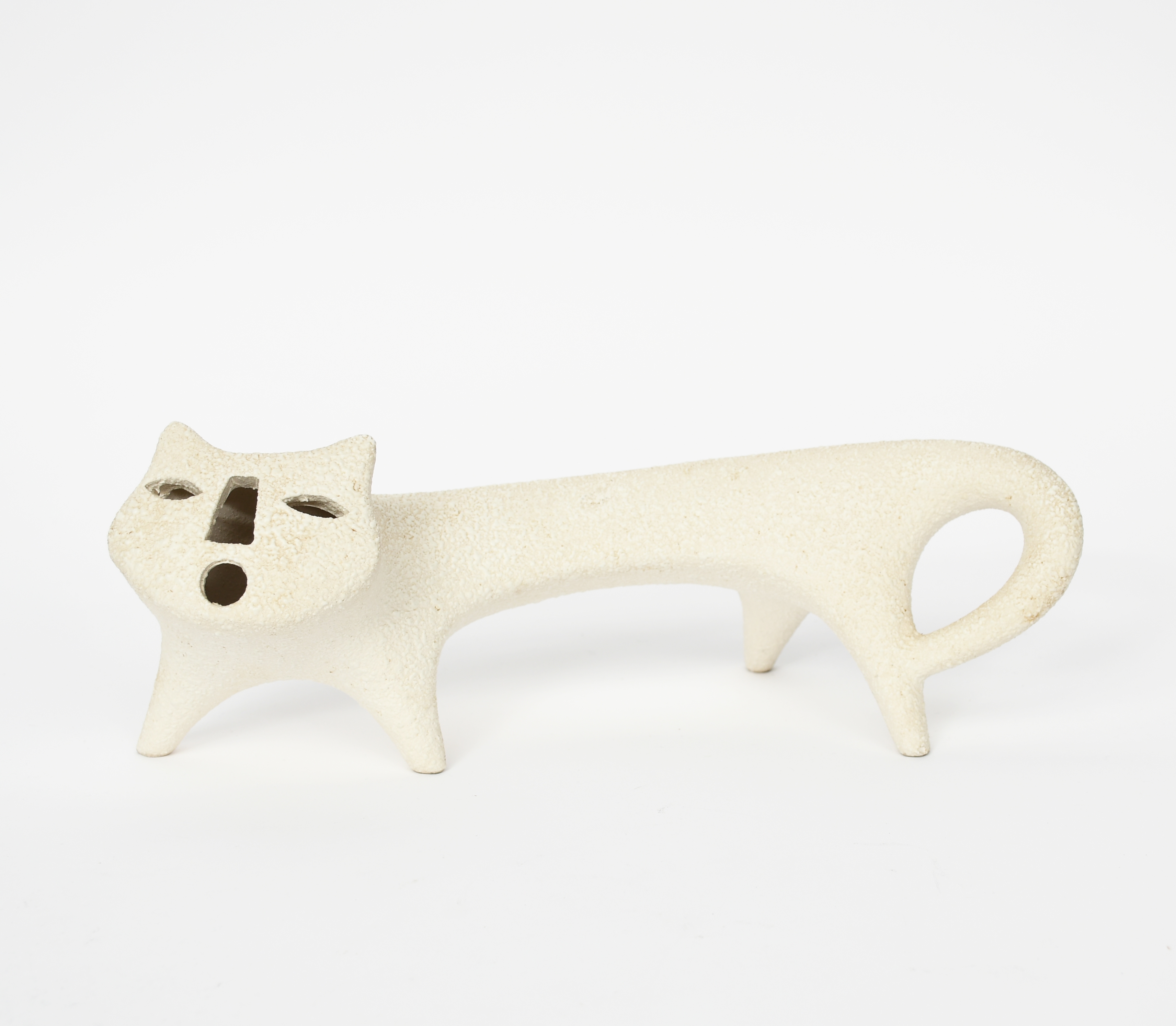 Roberto Rigon | A pottery model of a cat by Robert Rigon | MutualArt