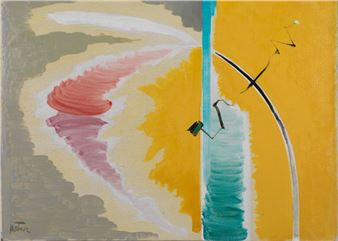 Composition on a yellow and grey background - Saint-Maur