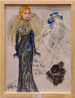 Robe pour Michèle Morgan - Yves Balmes