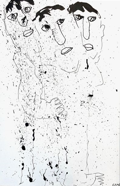 Artwork by Gérard Sendrey, Untitled, Made of ink on paper