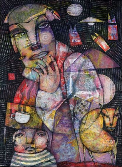 Night by Dan Casado, dated 2020