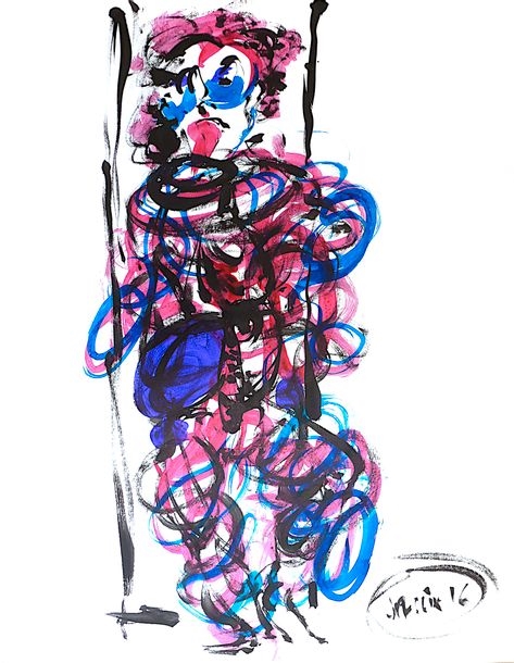 Artwork by Jean-Paul Muslin, Untitled, Made of Inks on paper