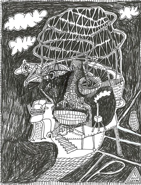 Artwork by David Morris, Untitled, Made of Mixed media on paper