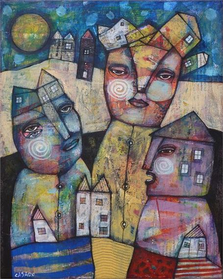 Houses by Dan Casado, dated 2019