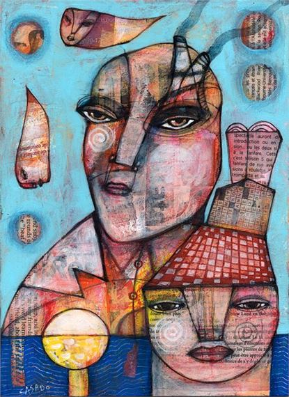 Sunrise at sea by Dan Casado, dated 2019