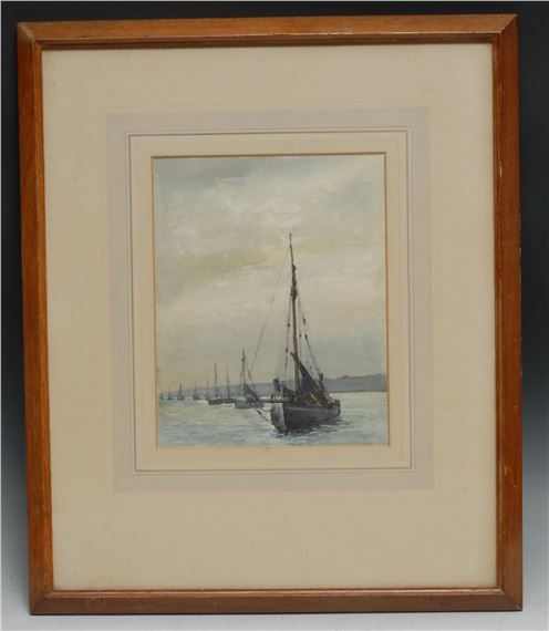 Mabel Wellman | Boats at Anchor | MutualArt