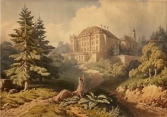 Chateau Kirchberg by Eugène Edouard Soulès