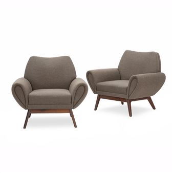 A pair of easy chairs - Johannes Andersen