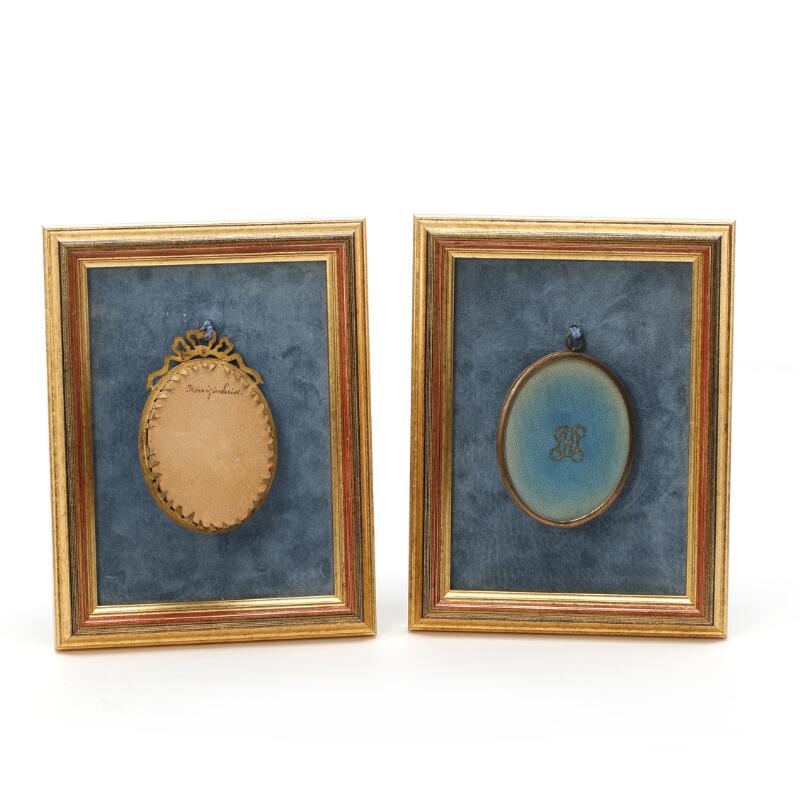 Artwork by Heinrich Abel Seyffert, A collection of seven miniature portraits, Made of Gouache on bone