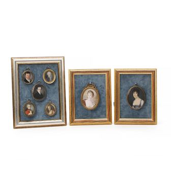 A collection of seven miniature portraits - Heinrich Abel Seyffert