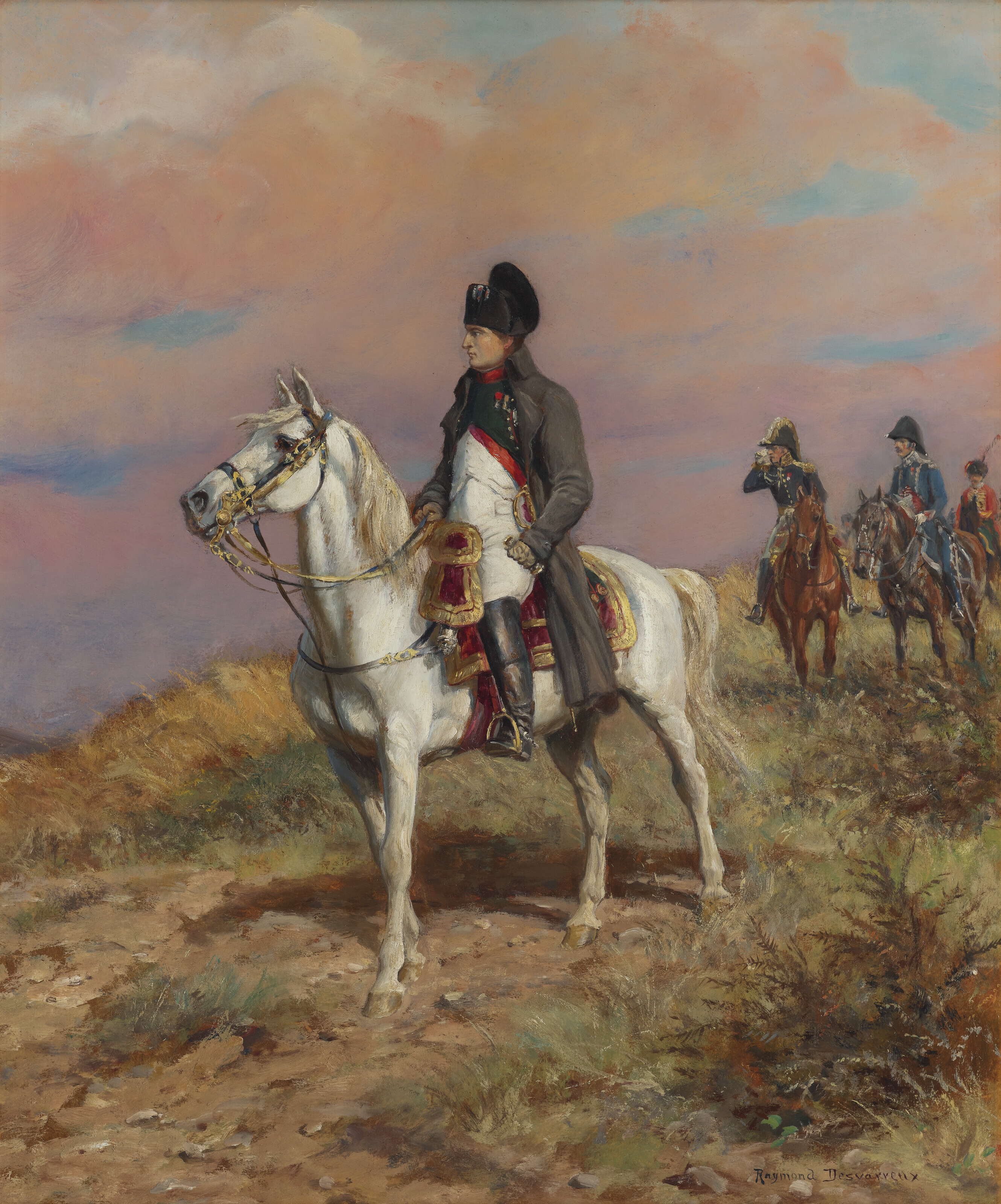 Napoléon à cheval by Raymond Desvarreux