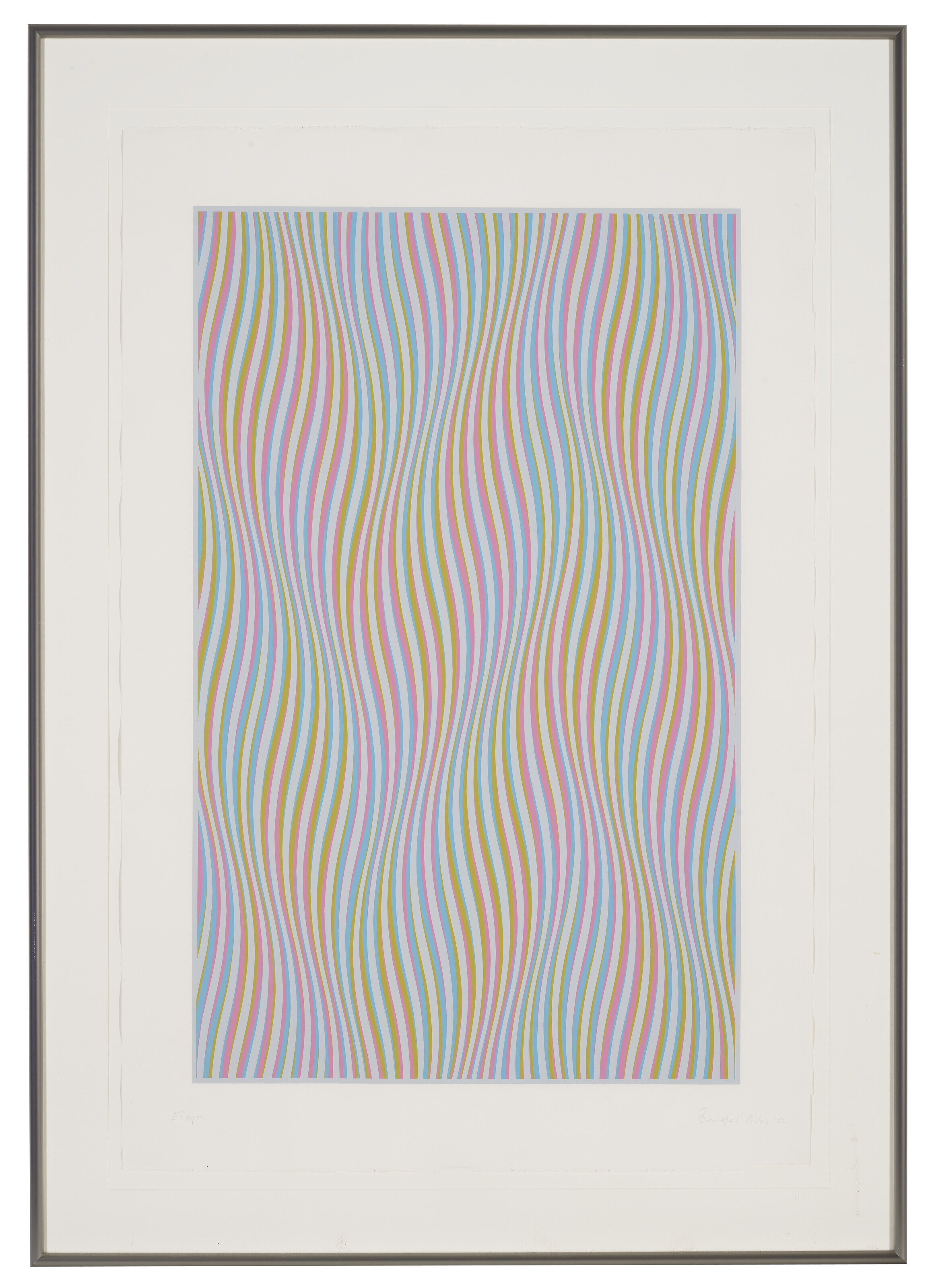 Bridget Riley | Elapse (1982) | MutualArt