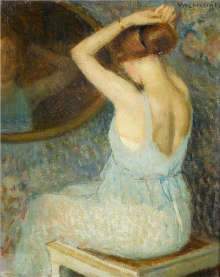 Femme a la toiletta by Emile Mesnager