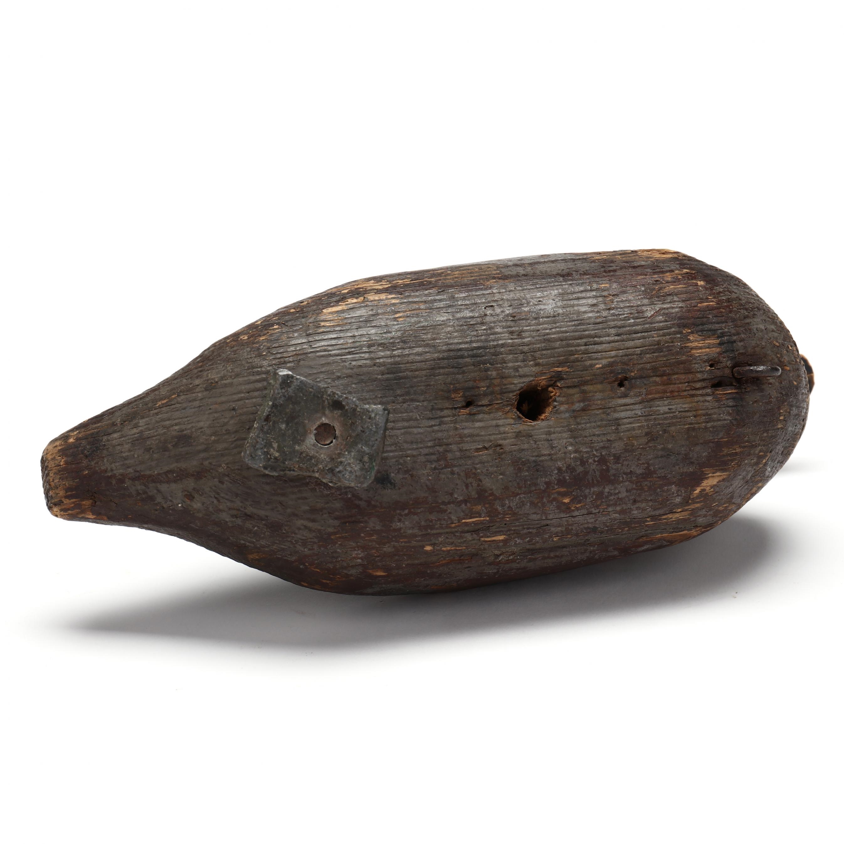 Artwork by Benjamin Pugh, Blue Winged Teal, Made of carved and painted wood