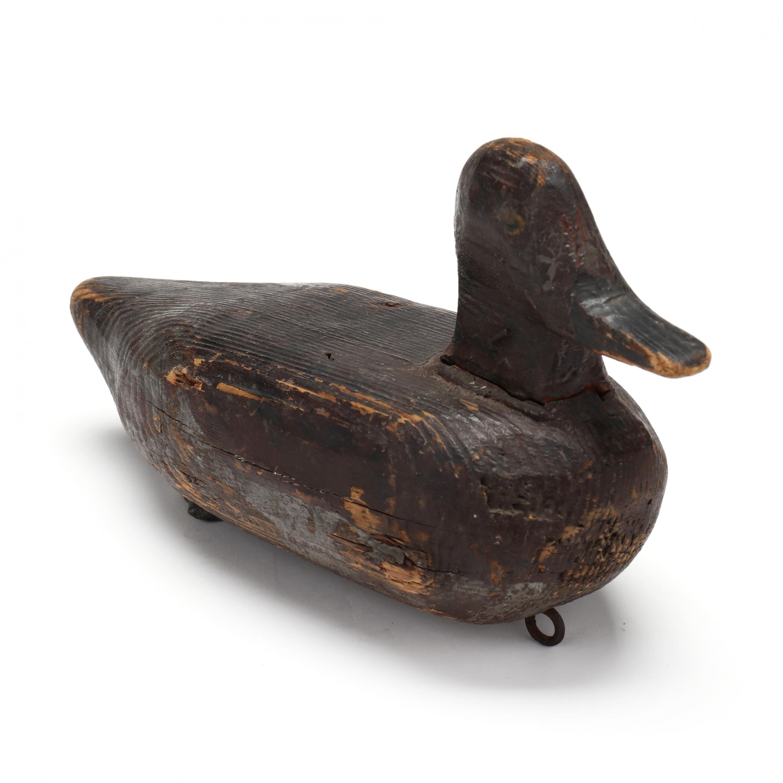 Artwork by Benjamin Pugh, Blue Winged Teal, Made of carved and painted wood