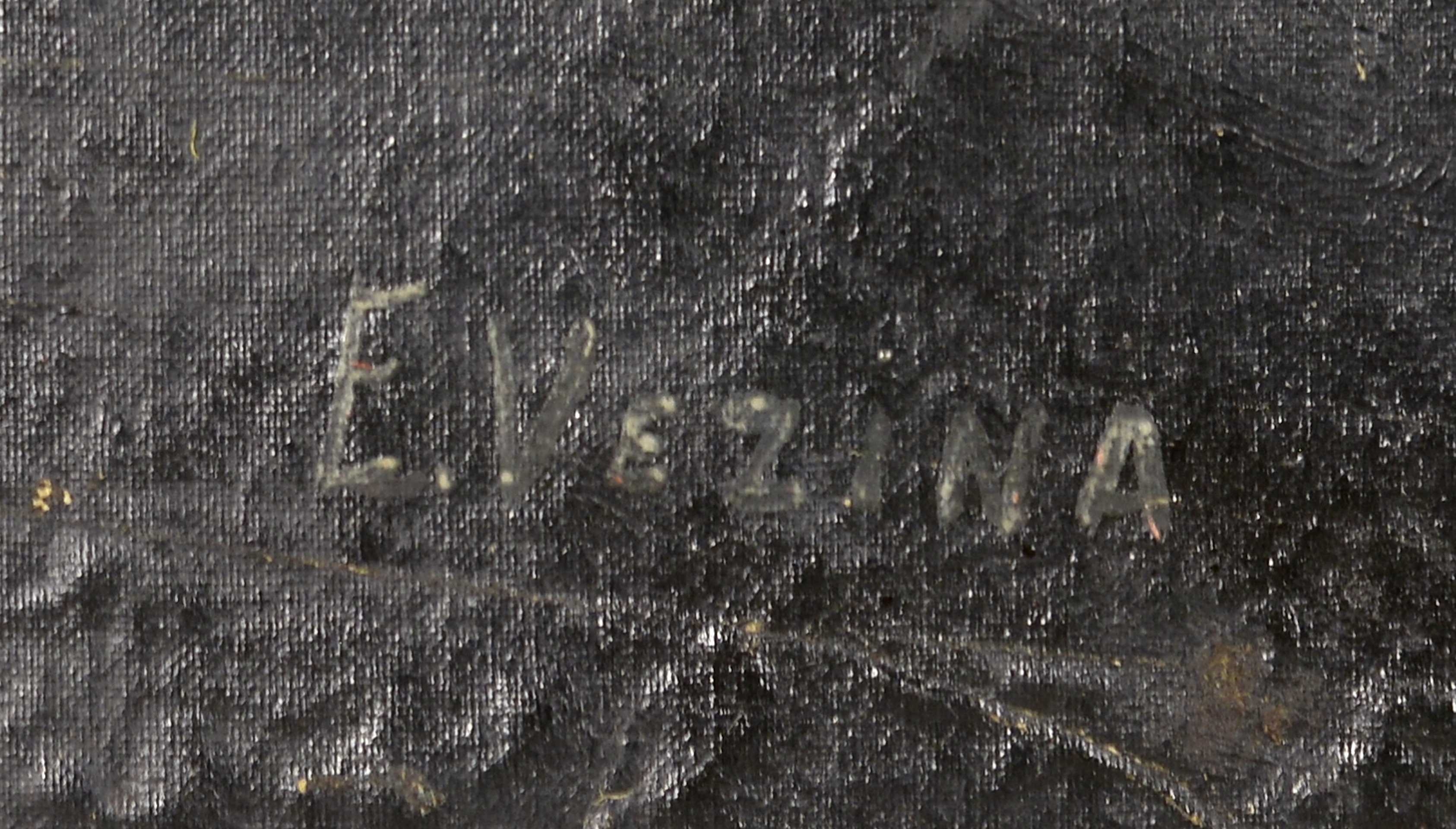 Artwork by Émile Vézina, Calixa Lavallée, Made of Oil on canvas mounted on cardboard