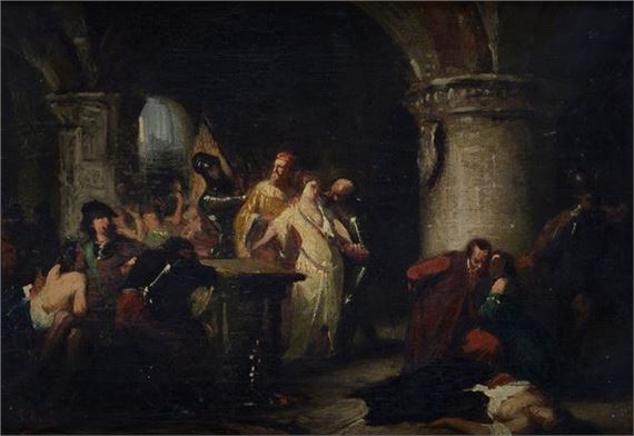 Stefano Ussi | Il Sacco di Roma | MutualArt