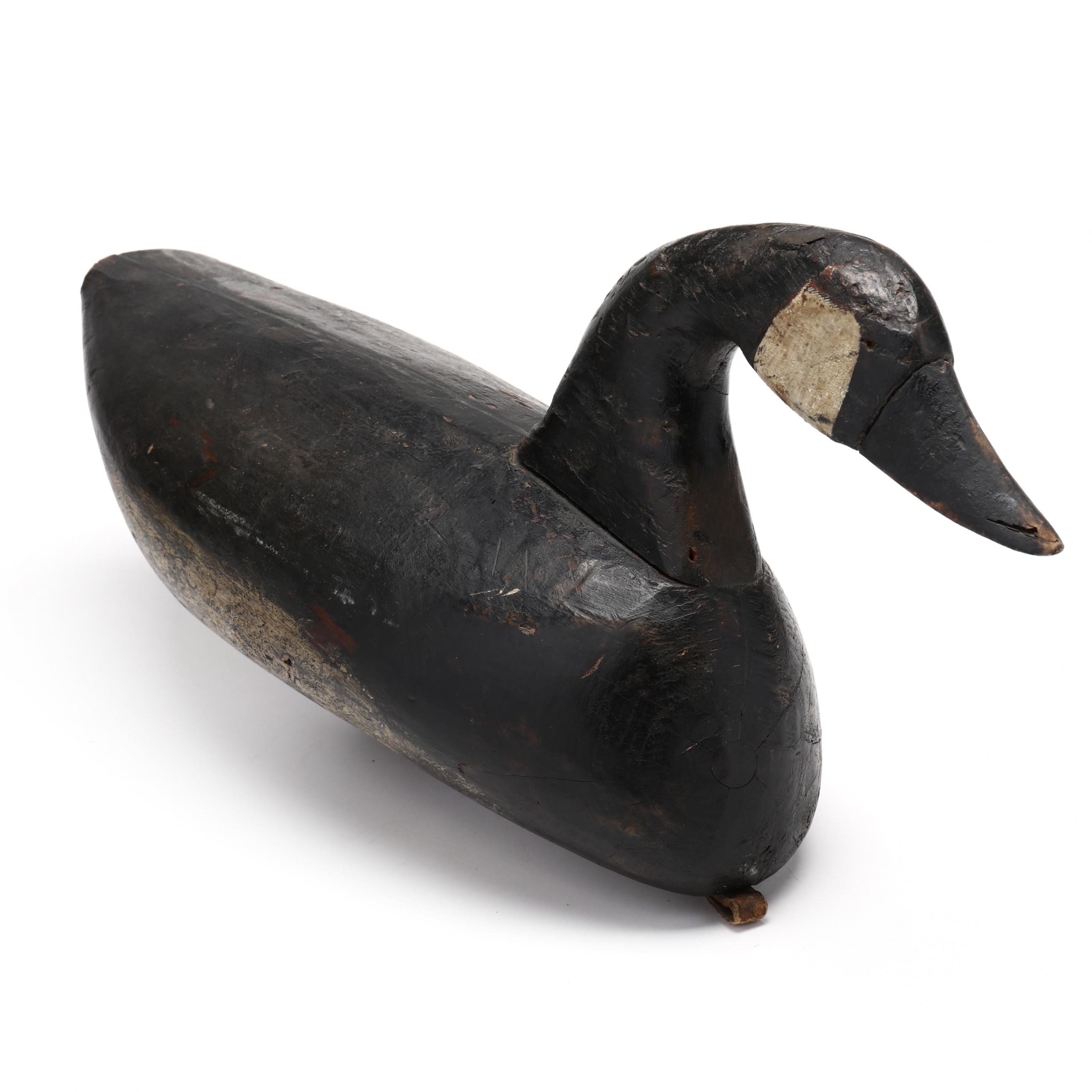 Artwork by Cecil Stevens, Goose, Made of carved and painted wood