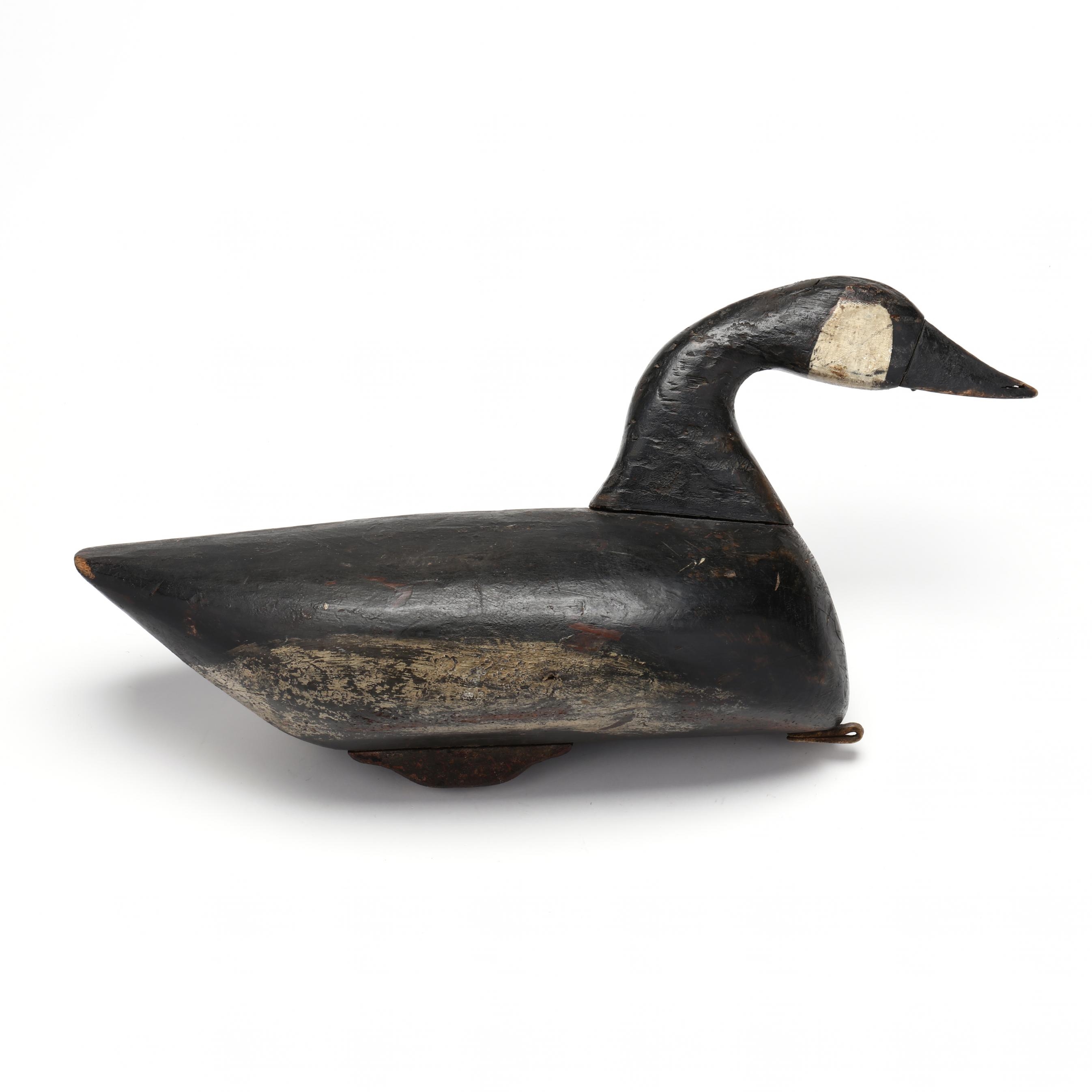 Artwork by Cecil Stevens, Goose, Made of carved and painted wood