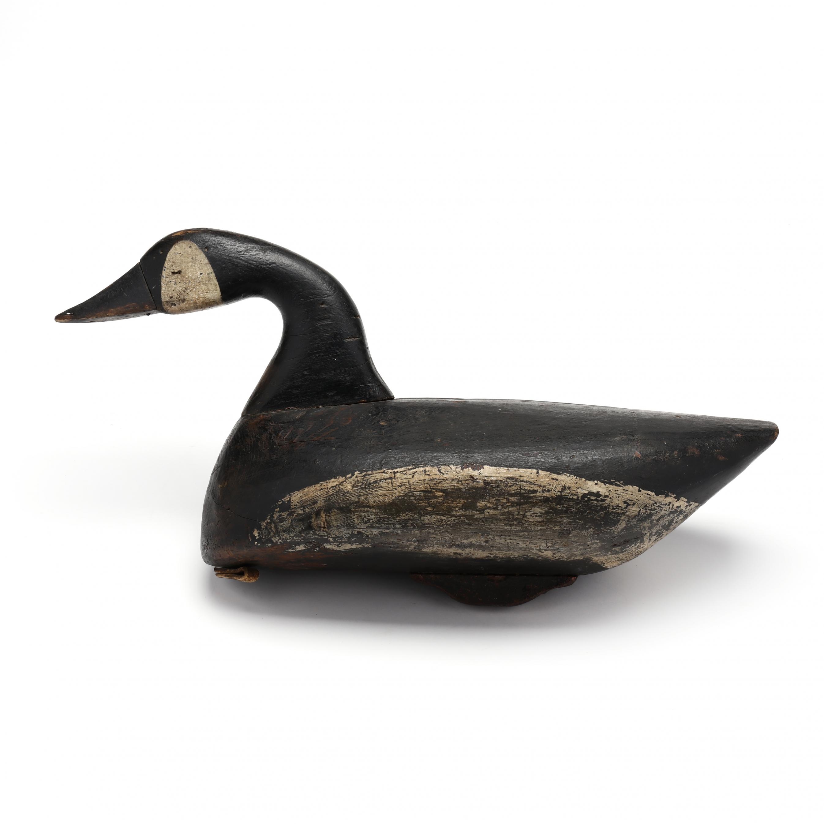 Artwork by Cecil Stevens, Goose, Made of carved and painted wood